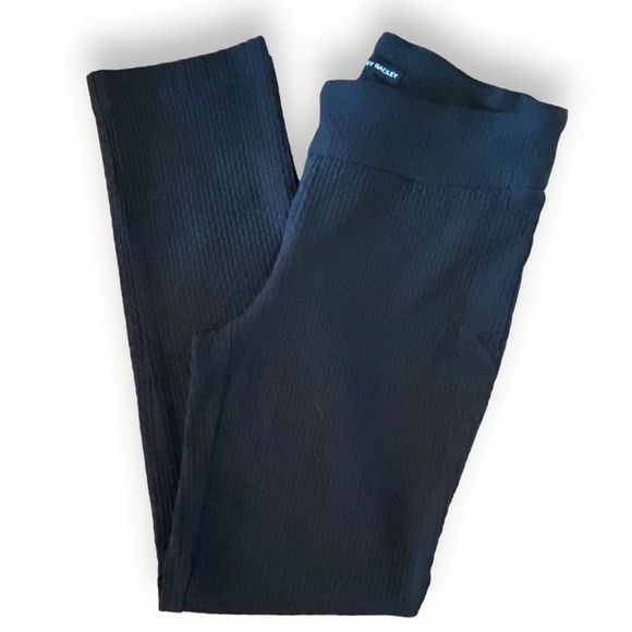 Hilary Radley Black Textured Slim Leg High Rise Stretch Ponte Pants Size 6 - Picture 5 of 11